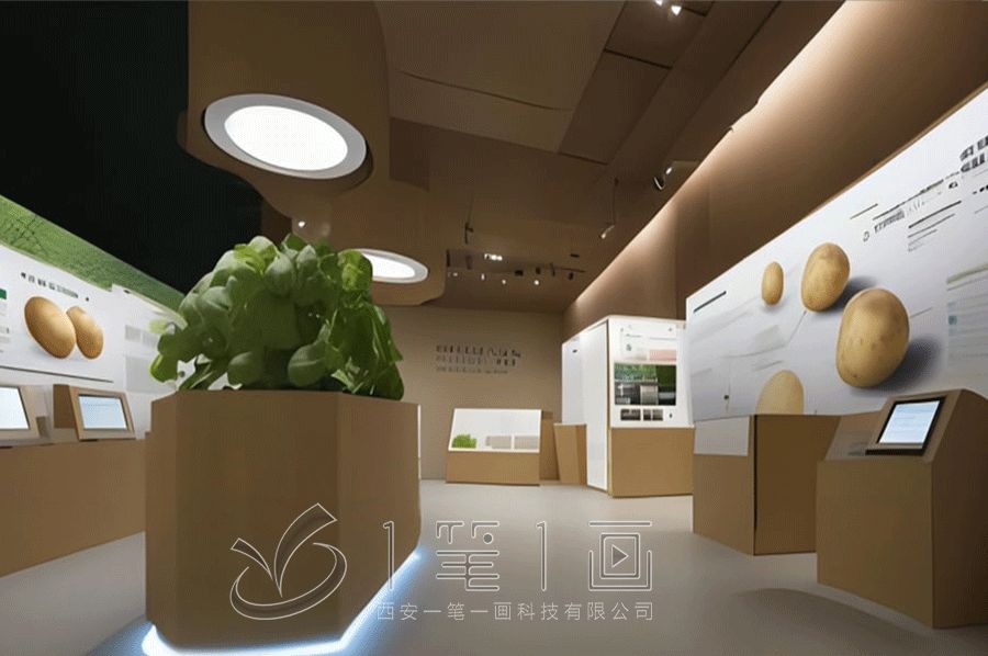 數字化農業展廳設計,智慧農業展覽館方案,農業科技展廳設計公司