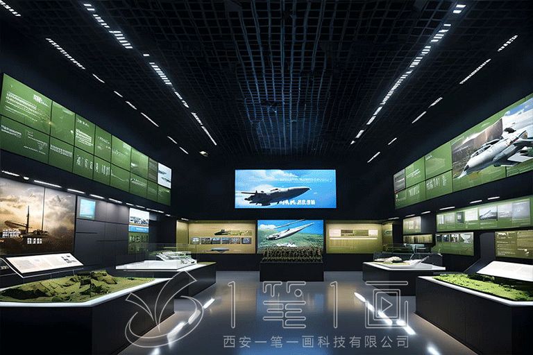 智慧國防教育展廳設計, 創新國防展館建設, 高科技展覽館設計公司