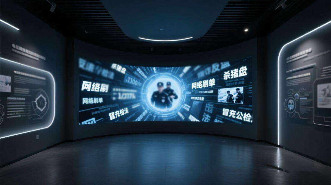 預(yù)防電信詐騙展館裝修，反詐宣傳展廳