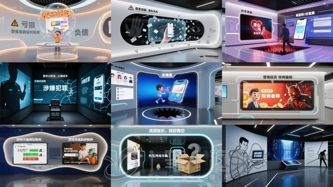 VR反詐體驗館建設方案，反詐宣傳展廳