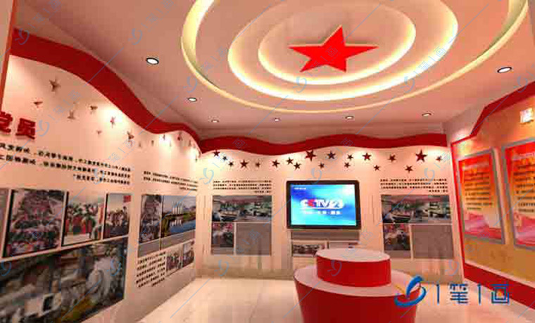智慧黨建展廳，多媒體黨建教育基地，黨建數字多媒體展館設計中應注意幾個方向？