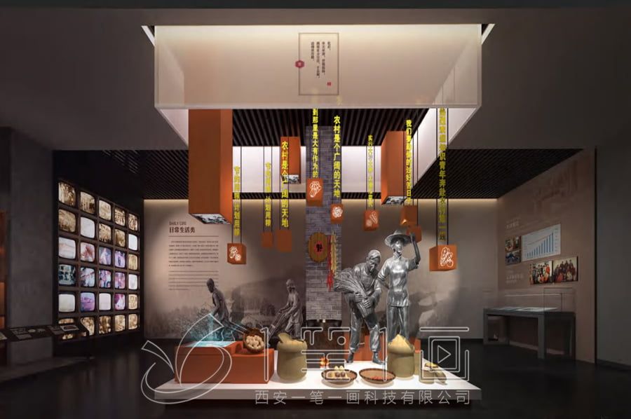 聲光電環保展館效果圖